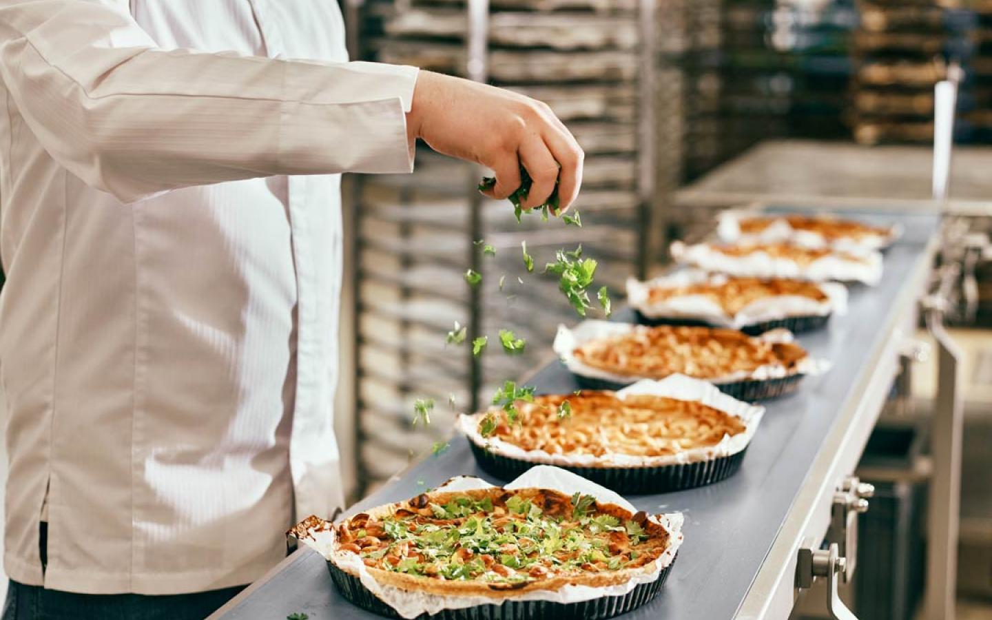 Tartes salées artisanales