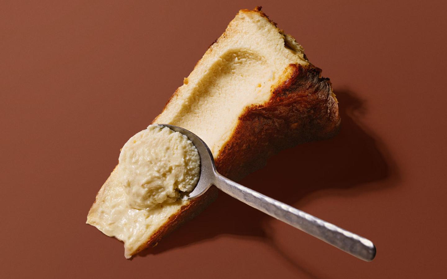 Cheesecake basque cuillère