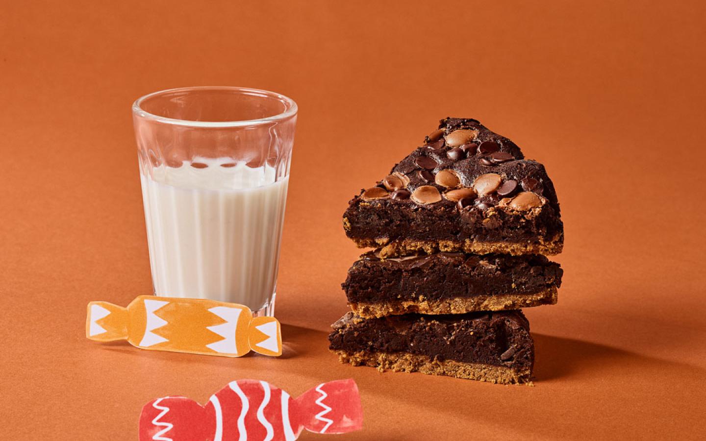 Parts gâteau saint-nicolas