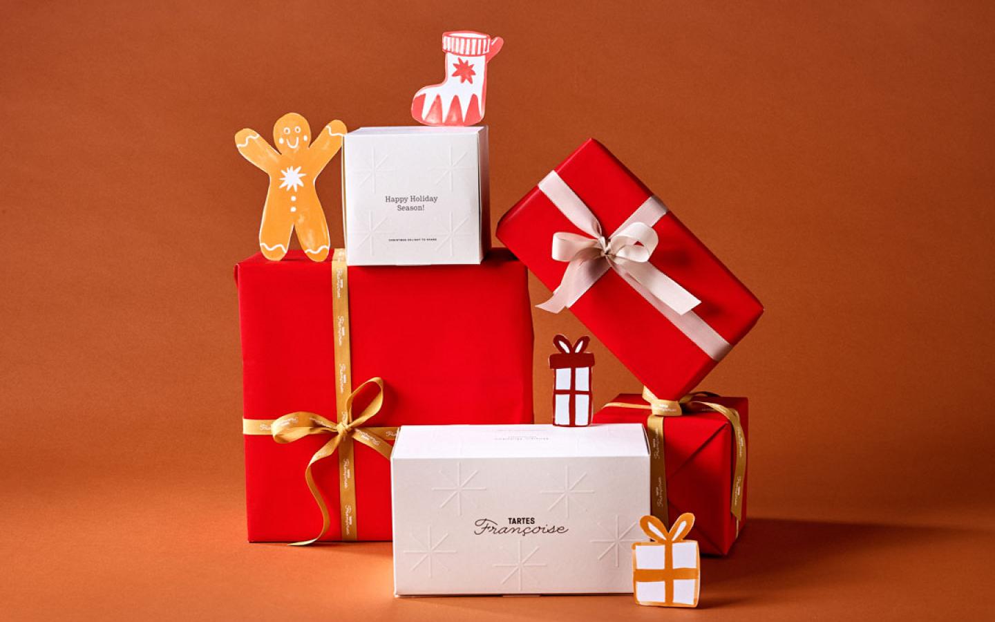 Livraison de bûches de Noël