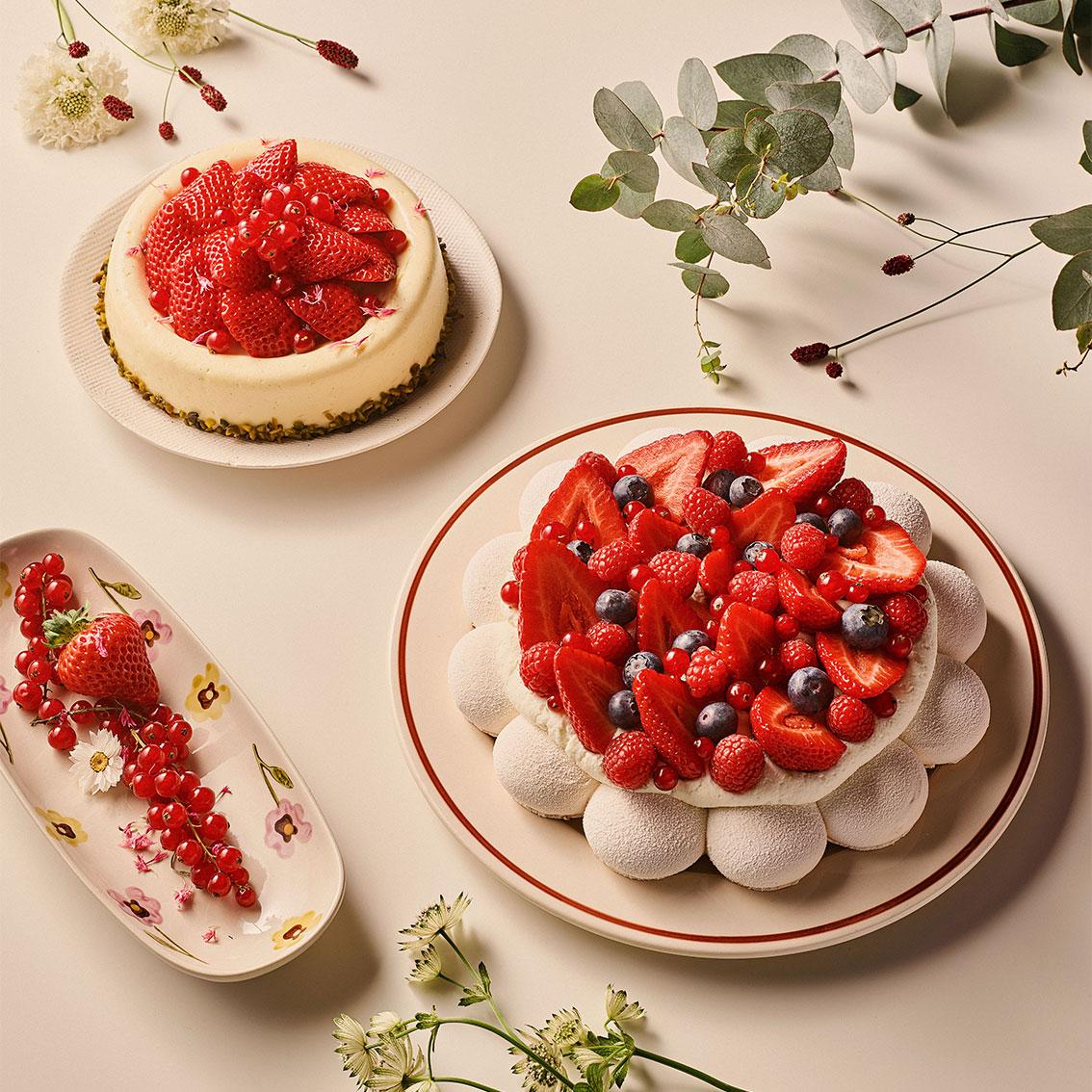 Douceurs aux fruits rouges fête des Mères 